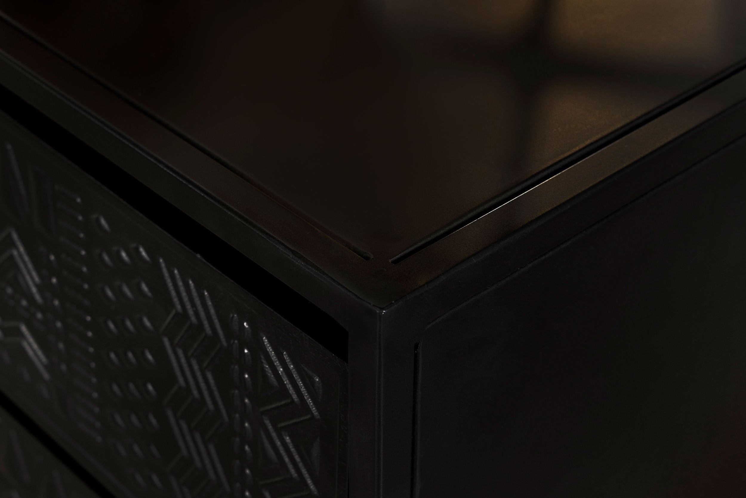 Alcoa 3-drawer Multi-Purpose Tall Accent Cabinet Black — view 13