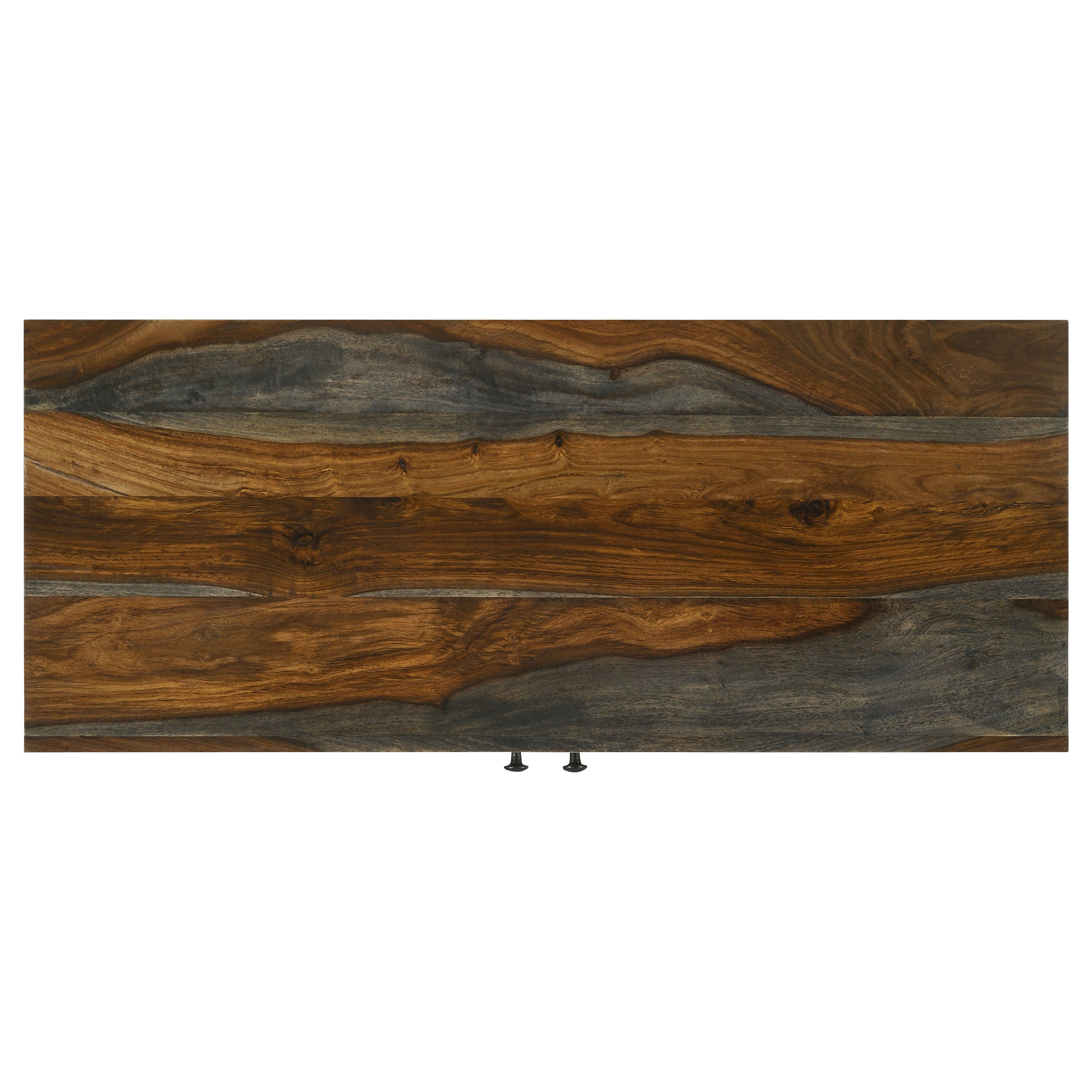 Macon 2-door Sheesham Wood Storage Accent Cabinet Grey — view 11