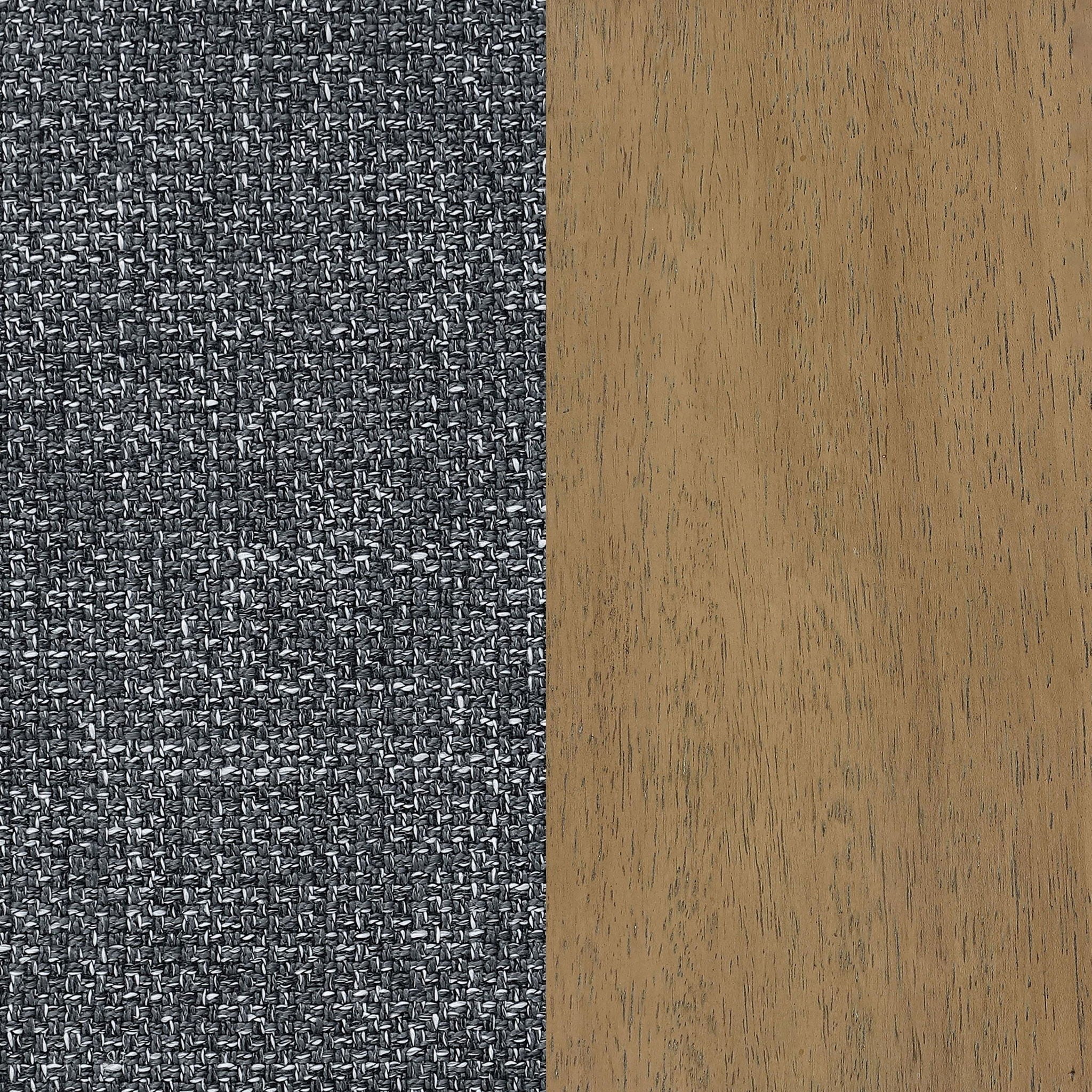 Persia Upholstered Track Arm Sectional Sofa Grey