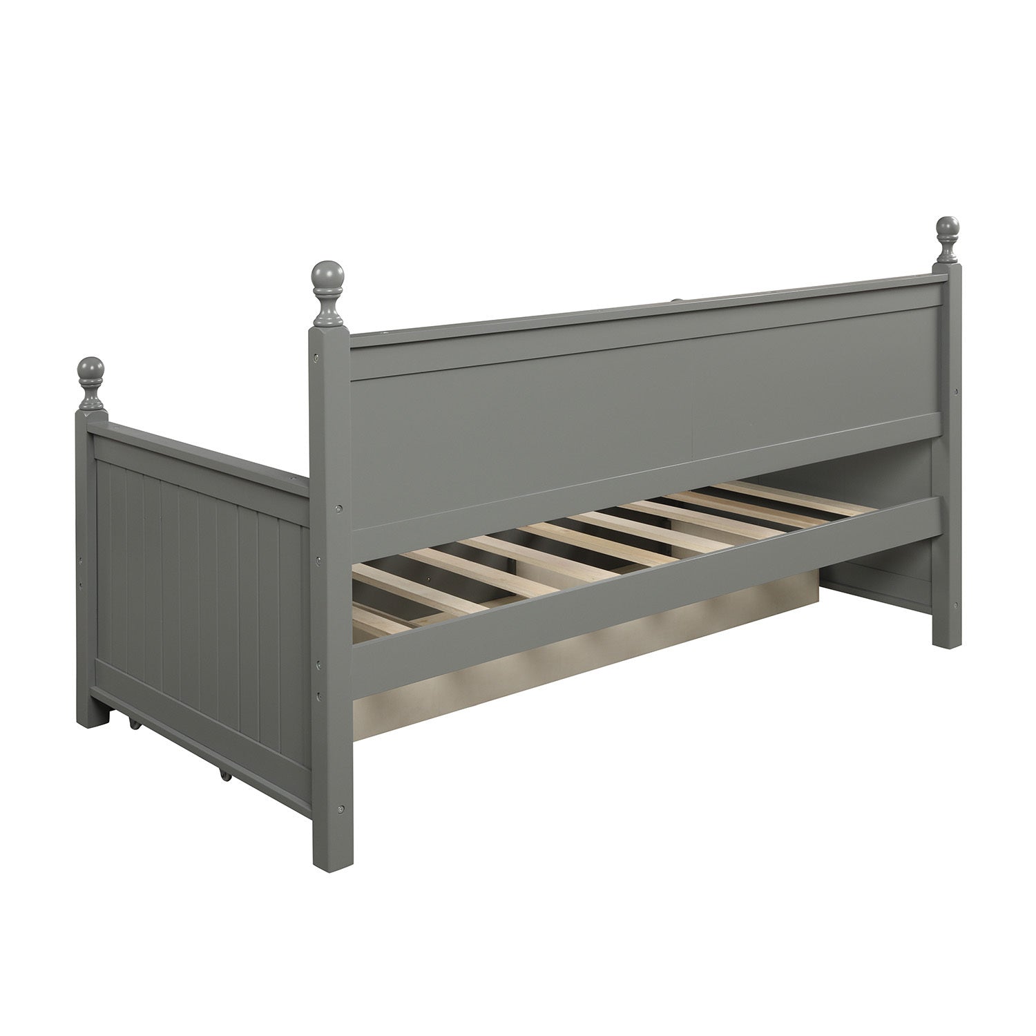 Wood Daybed with Three Drawers ,Twin Size Daybed,No Box Spring Needed ,Gray - Atlantic Fine Furniture Melbourne FL