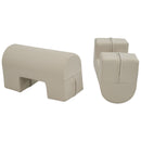 Indoor Soft Foam Climber Play Sets 7 In 1, Soft Play Equipment Climb And Crawl Playground For Toddlers, Kids Crawling And Climbing Active Play Structure - Coffee