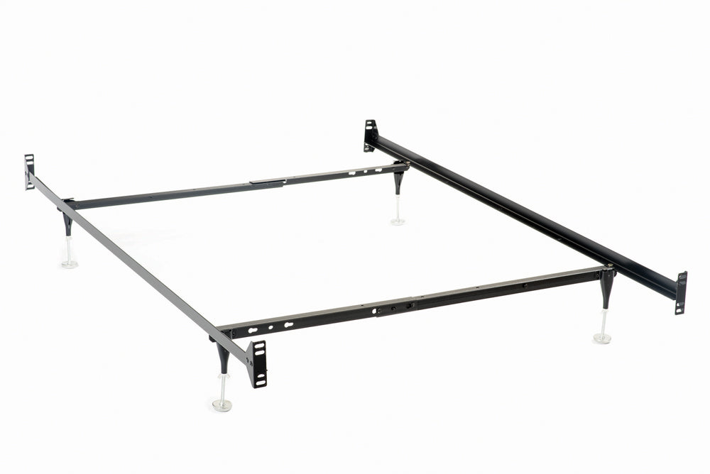 Esme Twin or Full Bed Frame Black (Headboard & Footboard) — view 1