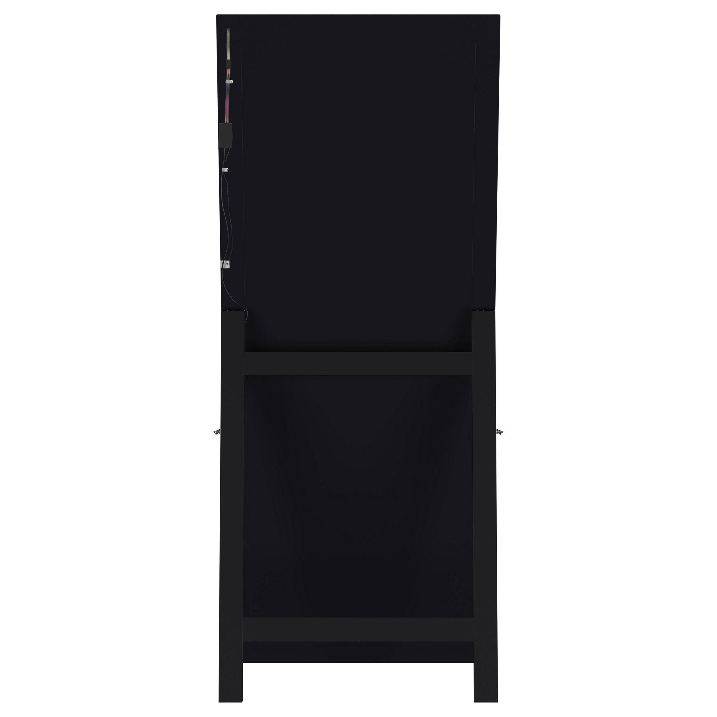 Windrose 28 x 67 Inch Tempered LED Standing Mirror Black — view 16