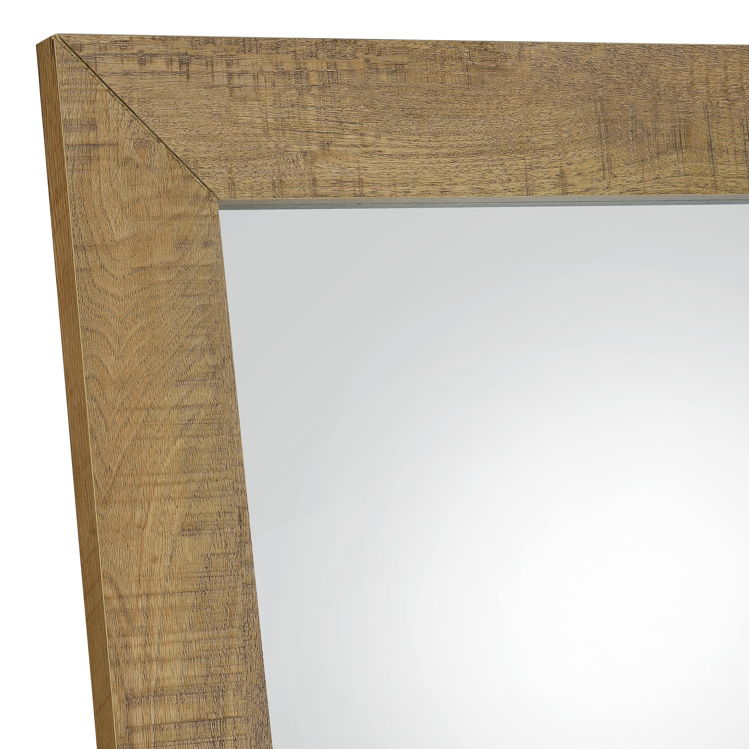 Cadence Tempered Glass Full Length Standing Mirror Mango — view 5