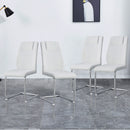 one table and eight chairs,Modern style table and chair set, suitable for restaurants and kitchens  F-VV C-001