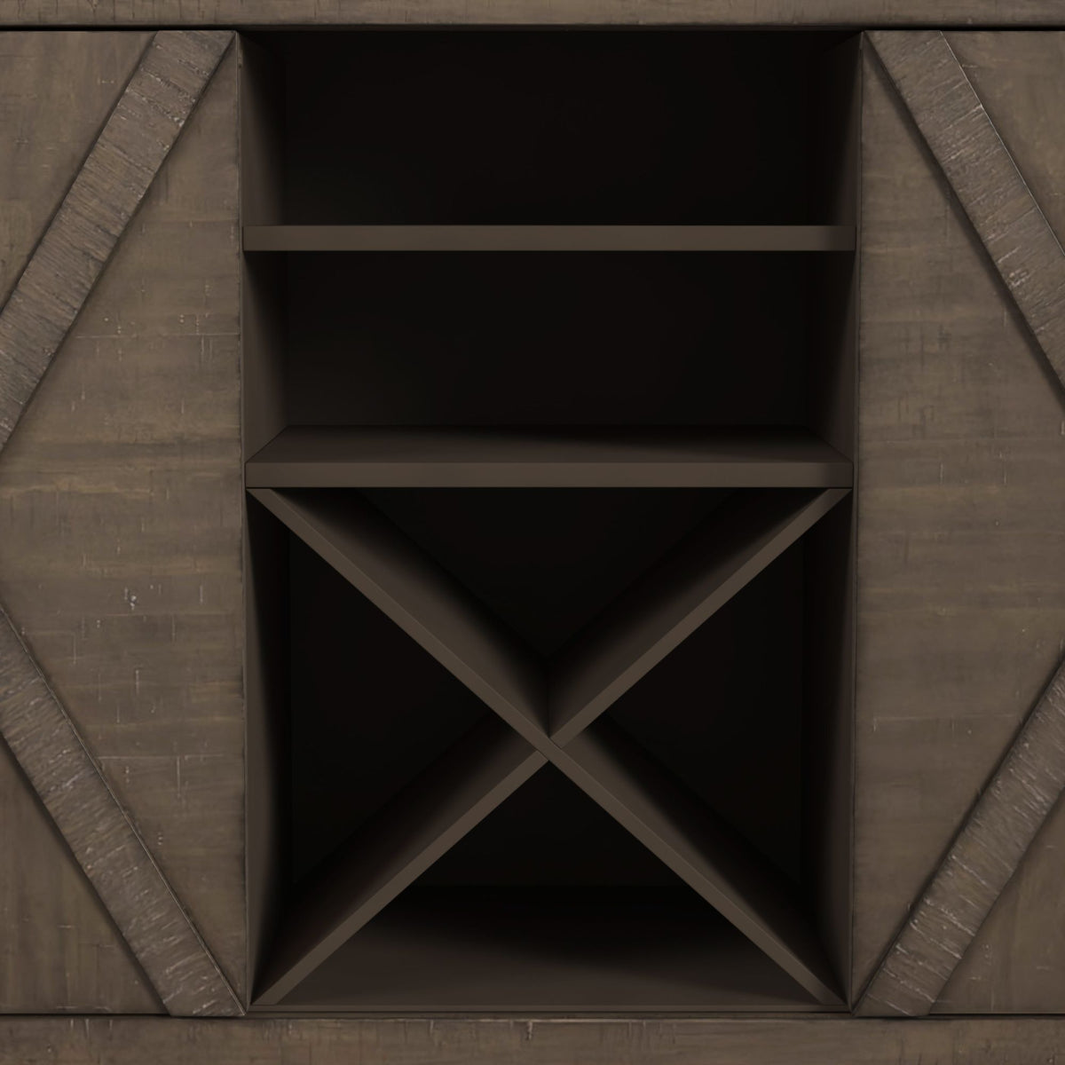 Yellowstone Server in Medium Brown by Elements International, view 7
