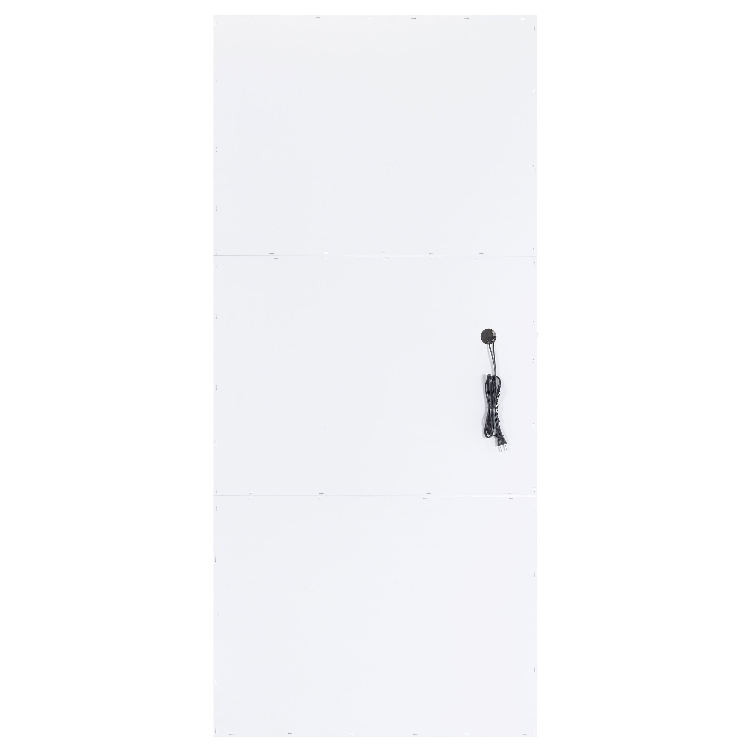 Zayan 32 x 71 Inch Floor Mirror LED Lighting White Gloss — view 9