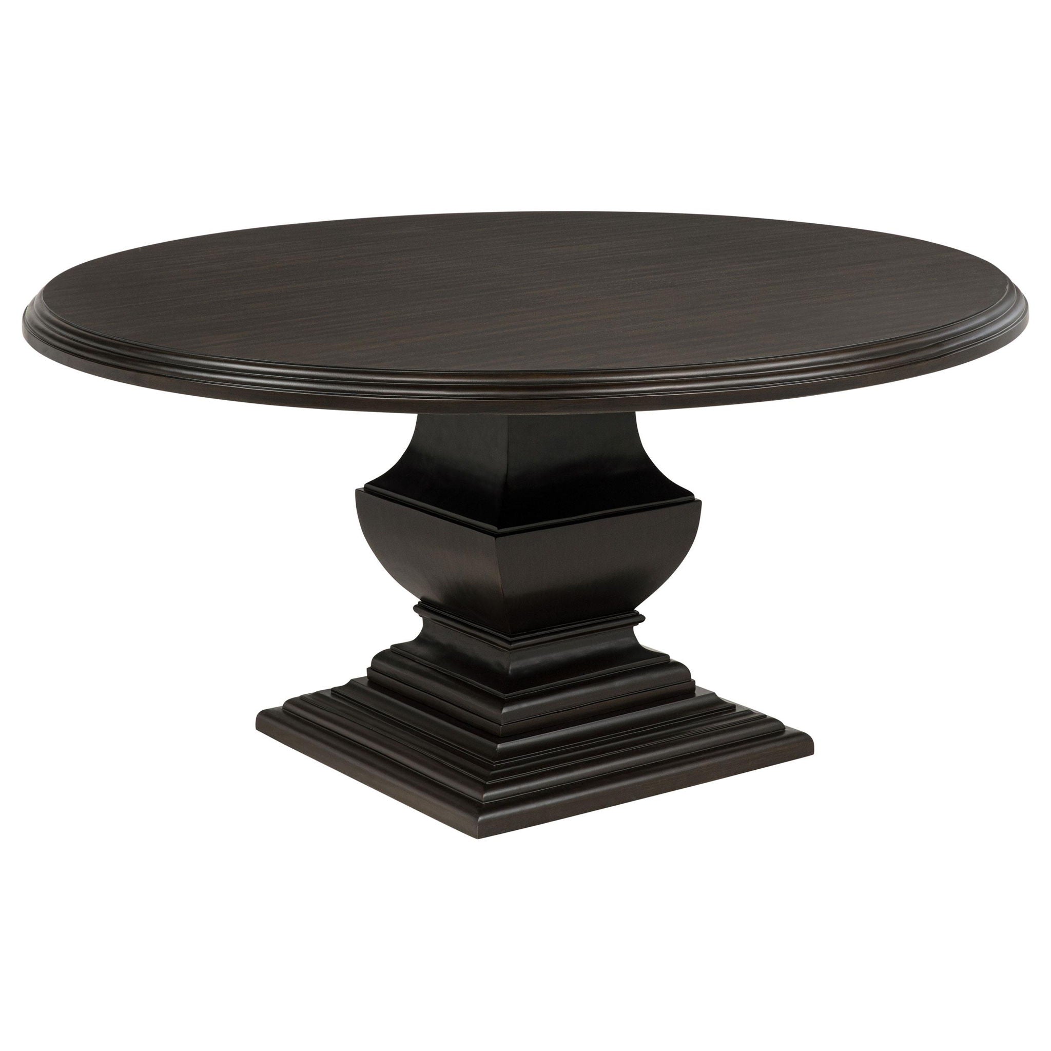 Twyla 60-inch Round Wood Dining Room Table Dark Cocoa