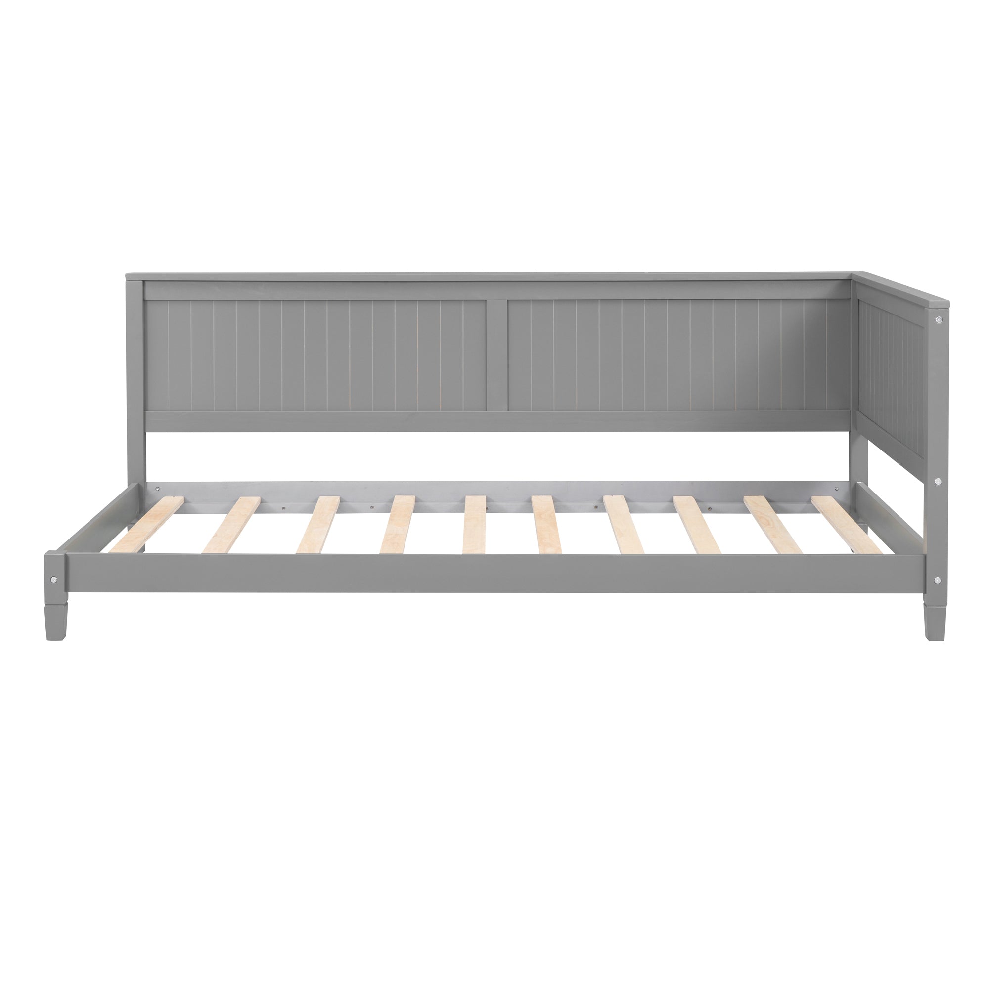 Twin Size Wood Daybed/Sofa Bed, Gray - Atlantic Fine Furniture Melbourne FL