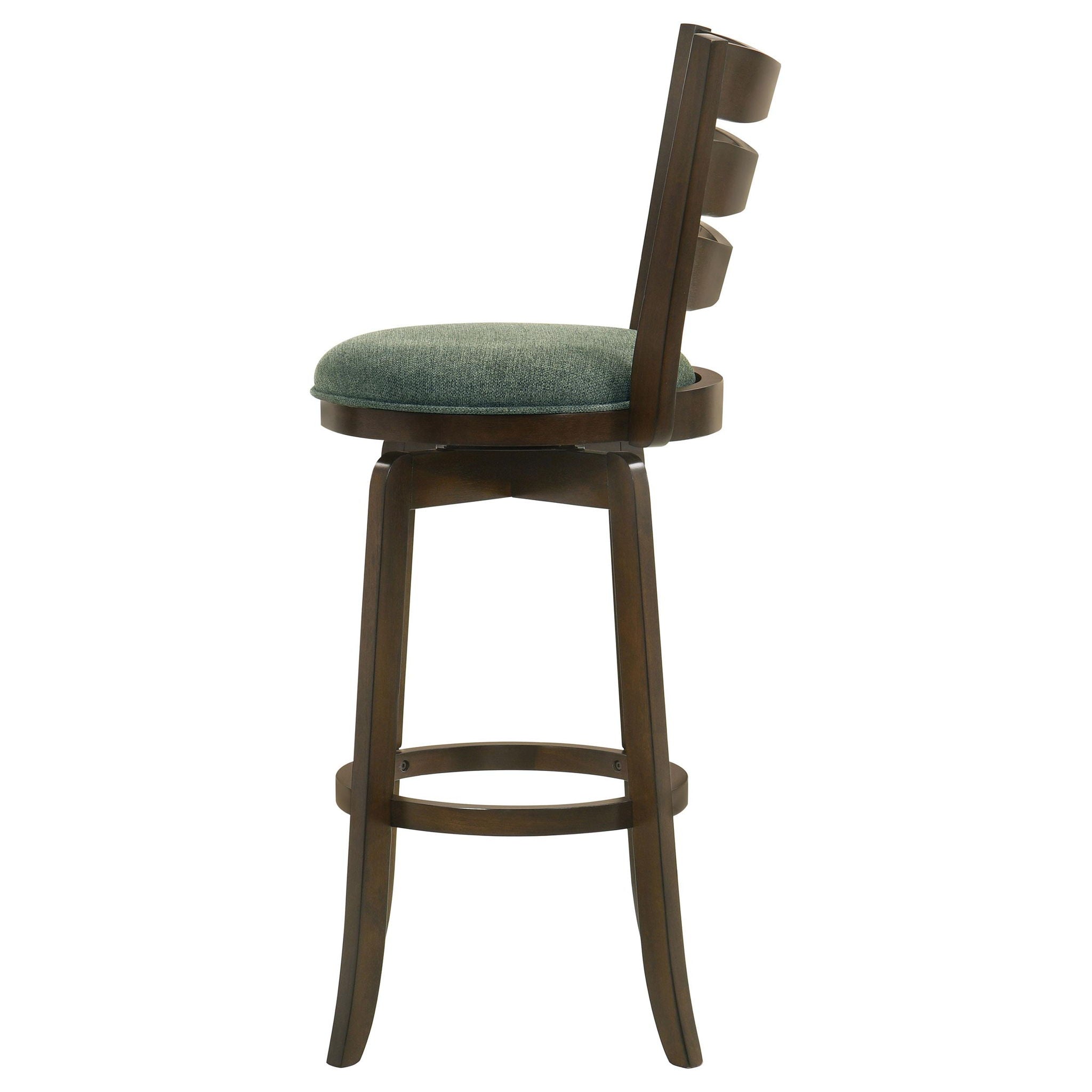 Murphy Wood Pub Height Swivel Bar Chair Hunter Green - Atlantic Fine Furniture Melbourne FL