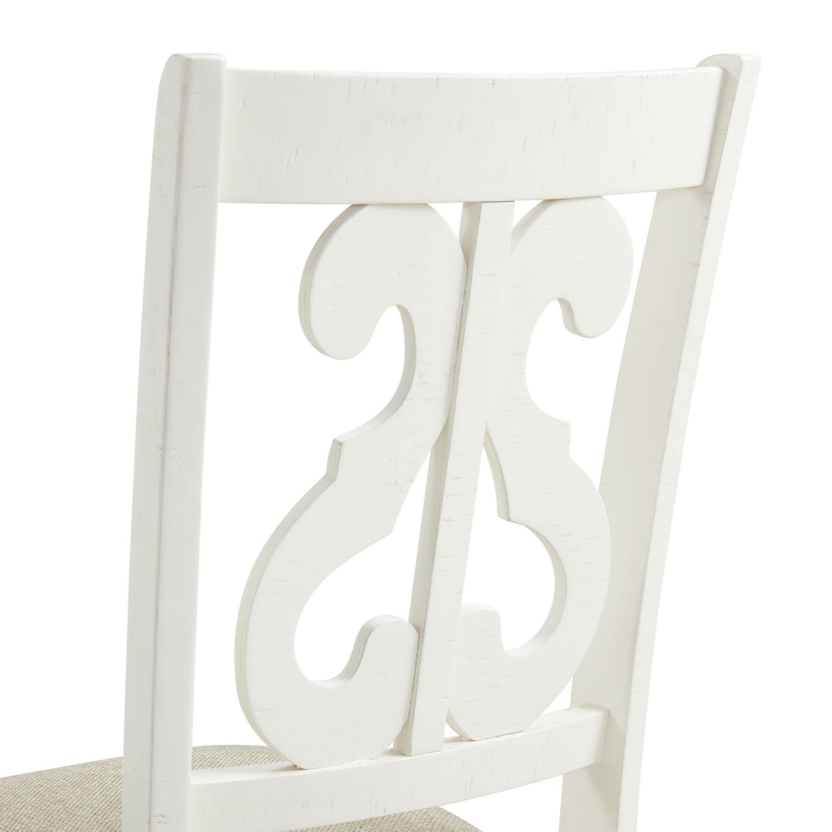Stone Wooden Swirl Back Side Chair (Set of 2) in Dark Brown by Elements International, view 14