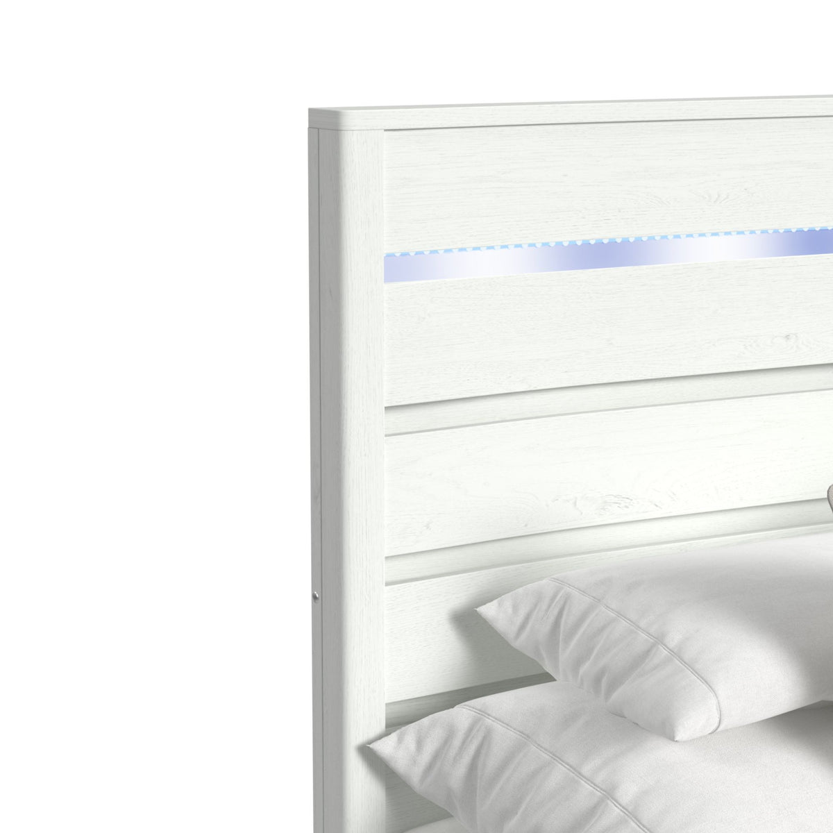 Tobias Bed With LED in Black by Elements International, view 18