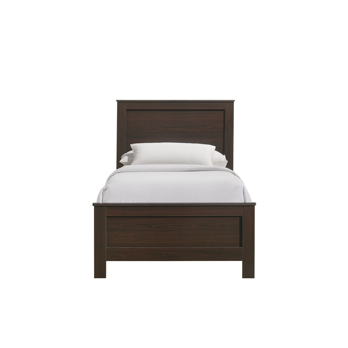 Sami Youth Panel Bed in Dark Brown by Elements International, view 25