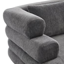 Oversized Chaise Lounge Sofa Bed With Deep Seat And Layered Armrests