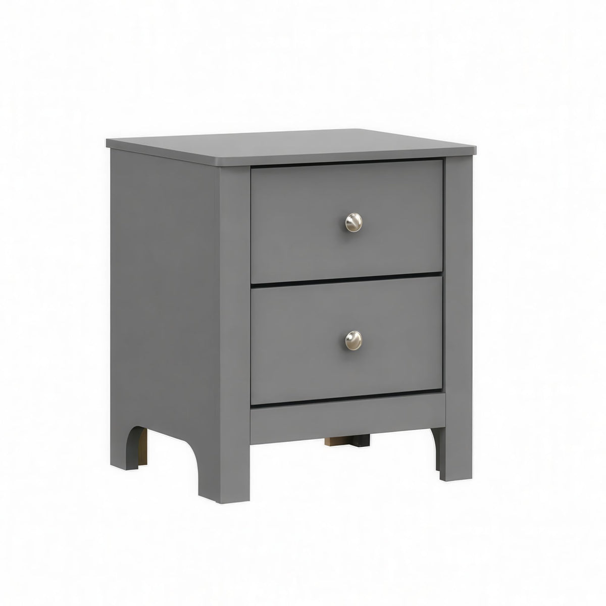 Sami Youth 2-Drawer Nightstand in Dark Brown by Elements International