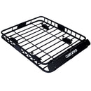 Motoring Rooftop Cargo Carrier Basket Steel, Universal Fit Roof Rack