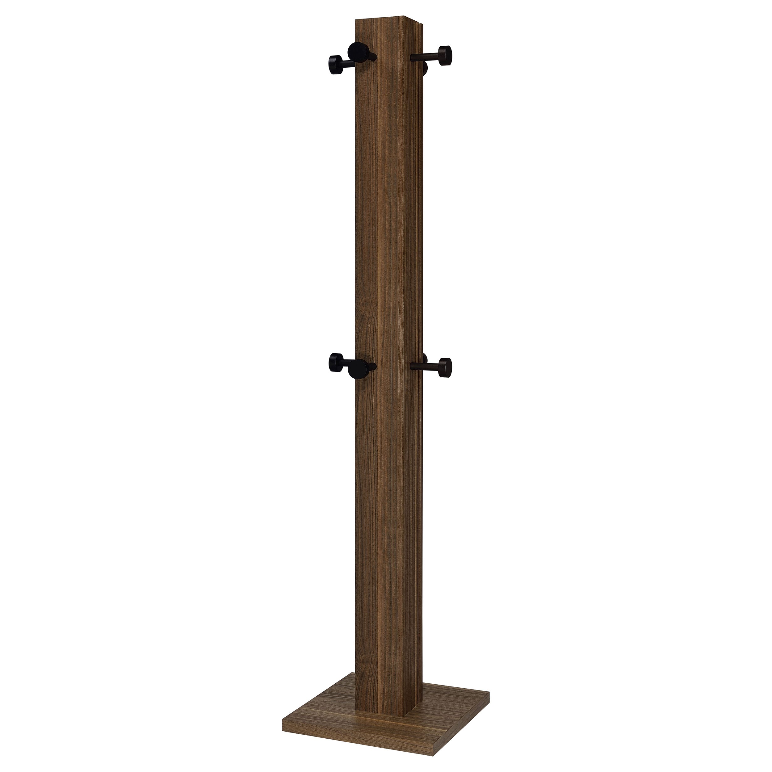 Rikkie Engineered Wood Coat Rack Walnut — view 4