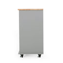 Yohaan - Contemporary Kitchen Cart With Wheels