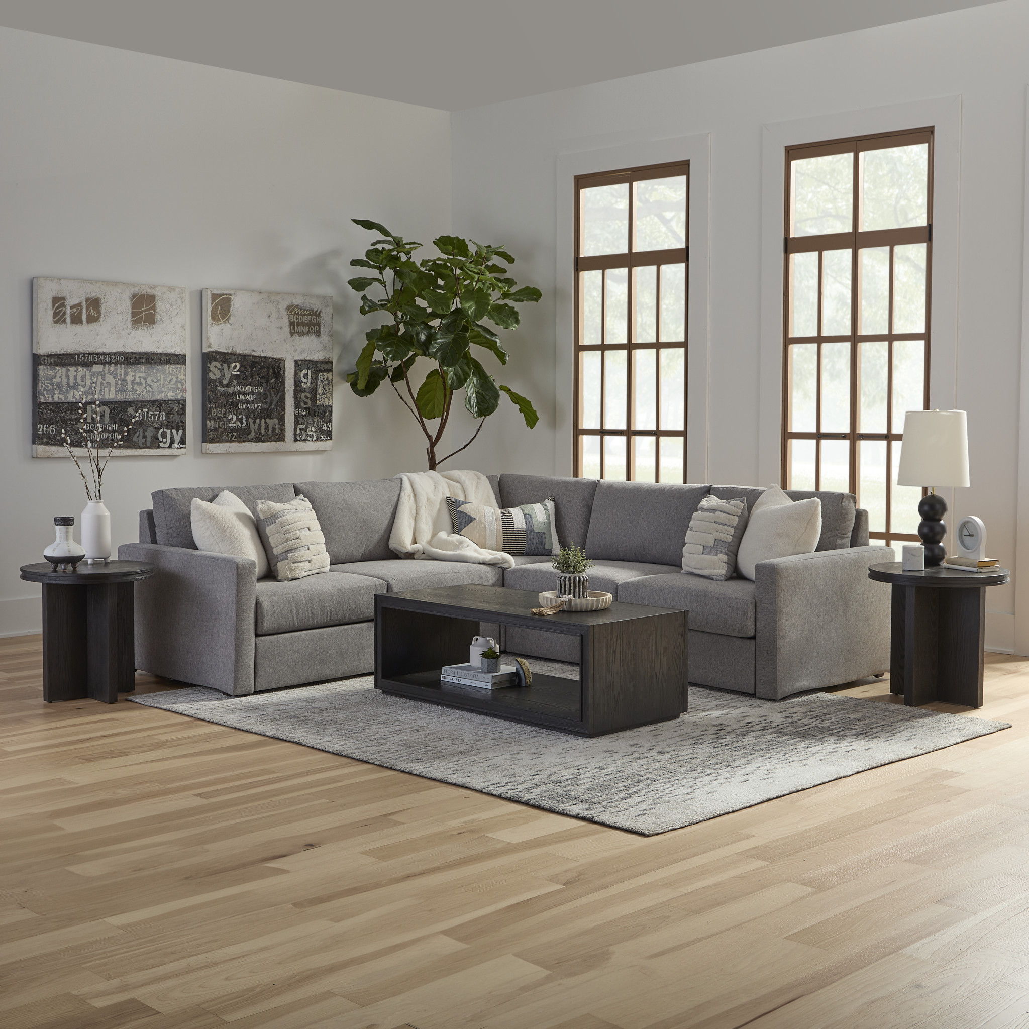 Sustain - Outdoor Lounge Chair With Ottoman - Gray