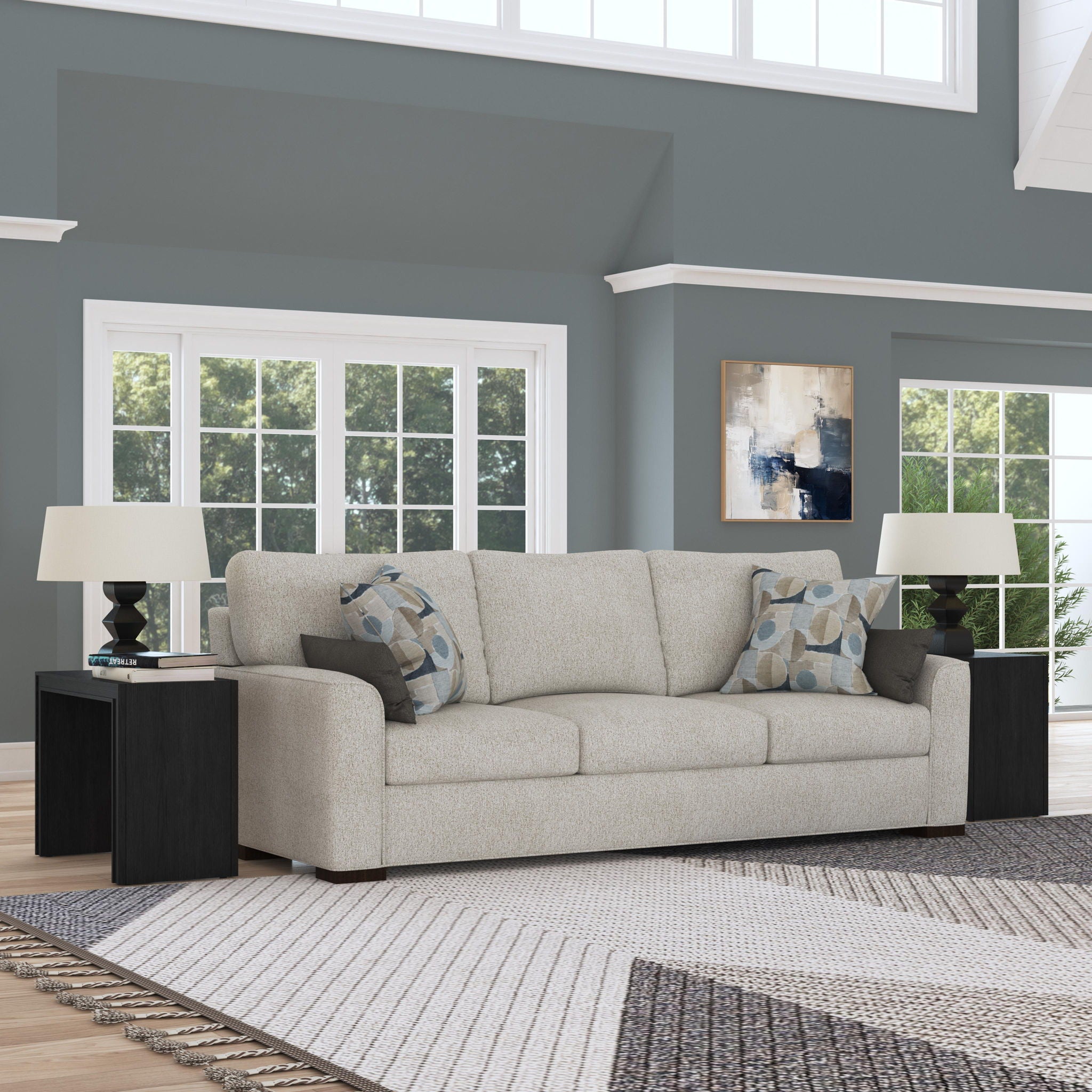 Jasper - Fabric Stationary Sofa