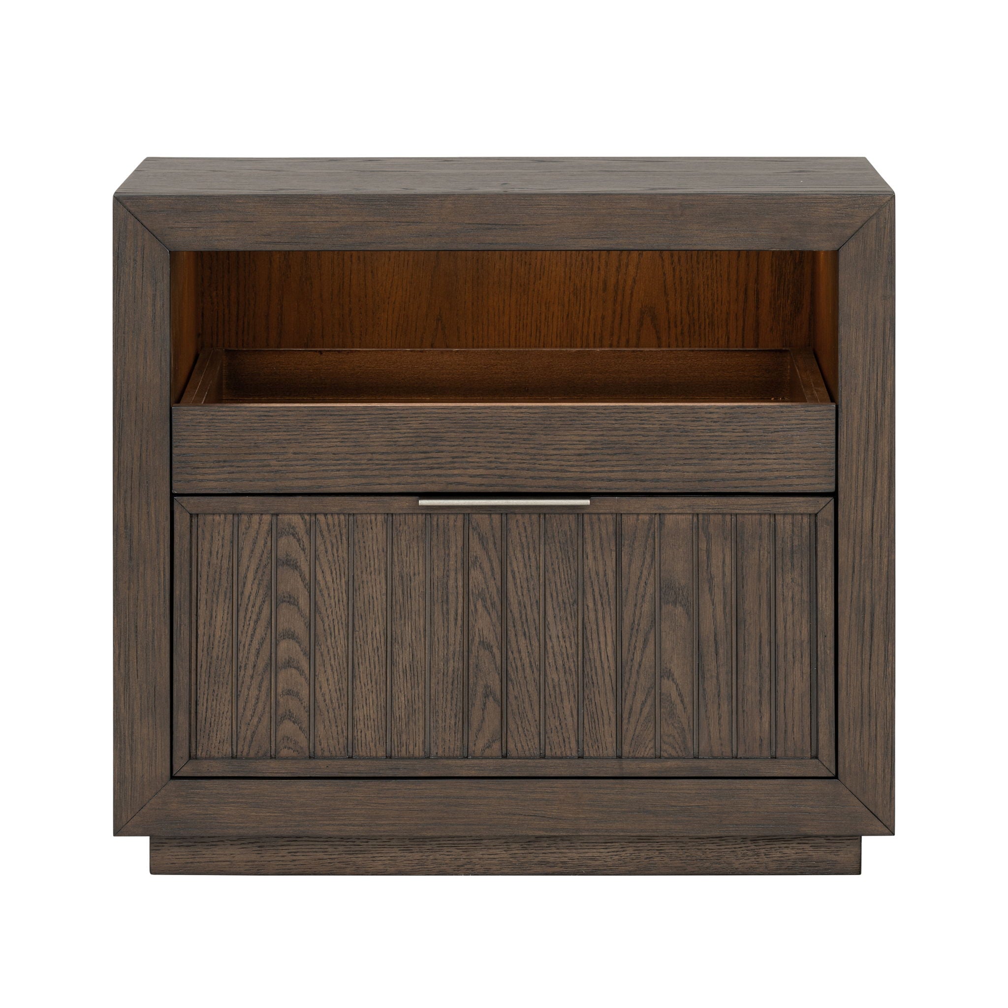 Athens - Open Nightstand - Dark Brown