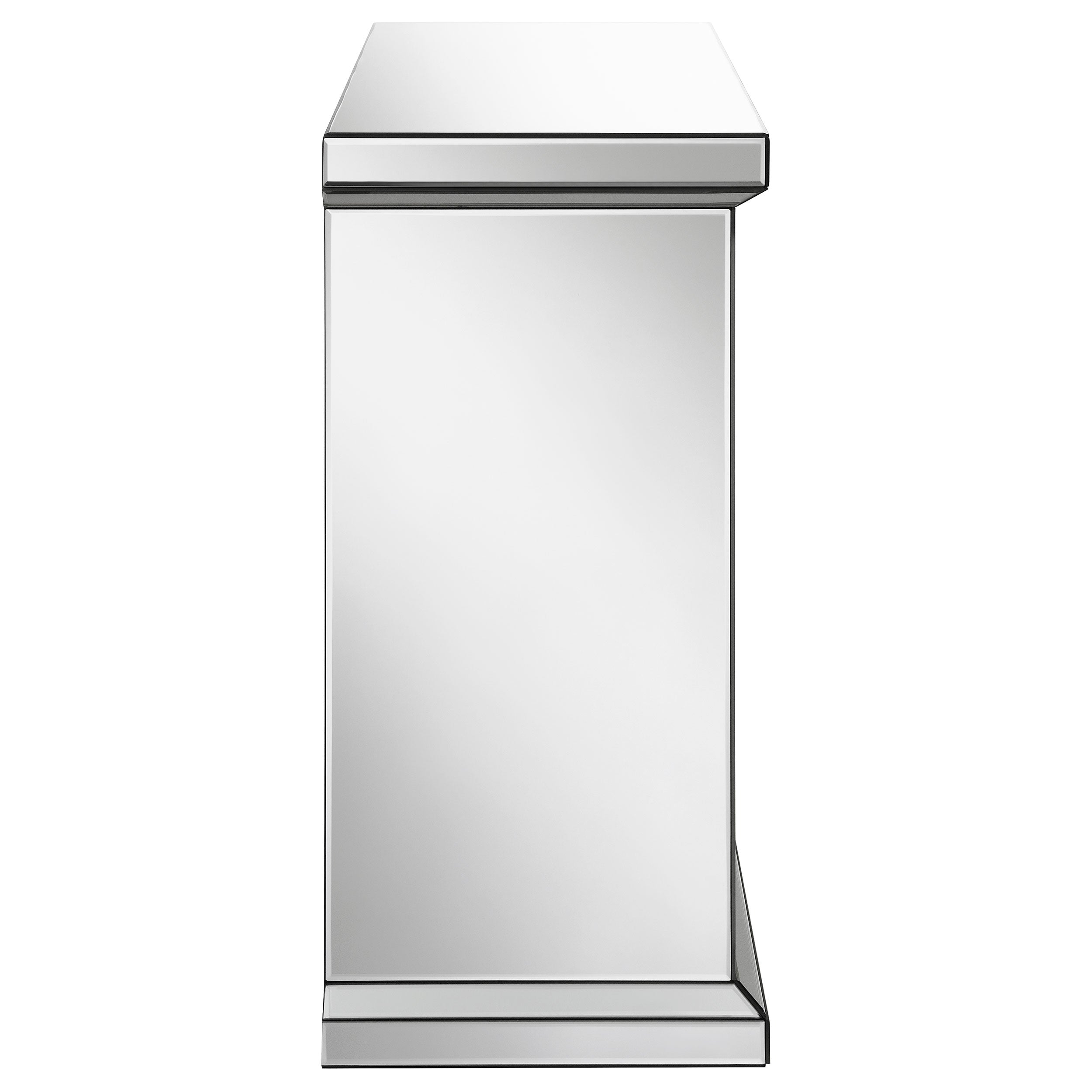 Gilmore Mirrored Freestanding Electric Fireplace Silver — view 15