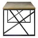 Jennavieve - Executive Writing Desk - Gold Aluminum