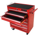 7 Drawers Multifunctional Tool Cart With Swivel Wheels