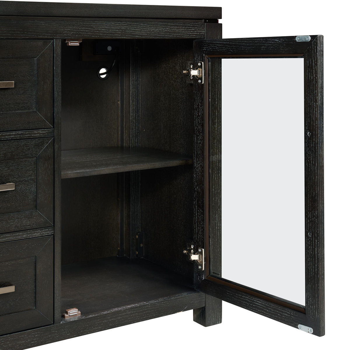 Elodie Server in Charcoal by Elements International, view 9