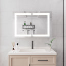 Medicine Cabinet With LED Vanity Mirror, Anti-Fog, Waterproof, Dimmable With Touch Switch