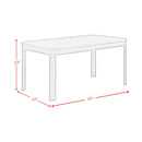 Travis Youth - 5 Piece Dining Set With Table And 4 Chairs - White