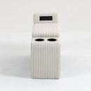 Modular Sofa Coffee Table With Storage Function, Cupholders, USB Ports