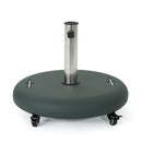Wheelie - Round Umbrella Base With Stainless Steel Holder