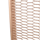 Modern Single Panel Iron Room Divider - Gold Brushed Brown