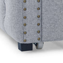 Inspired Upholstered Daybed With Trundle, Button Tufted