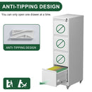 Drawer Metal Locking Vertical File Cabinet With Wheels Heavy Duty Lockable Storage