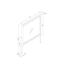 Sarai - Mirror With Sleek Frame And Rounded Sides - Brown