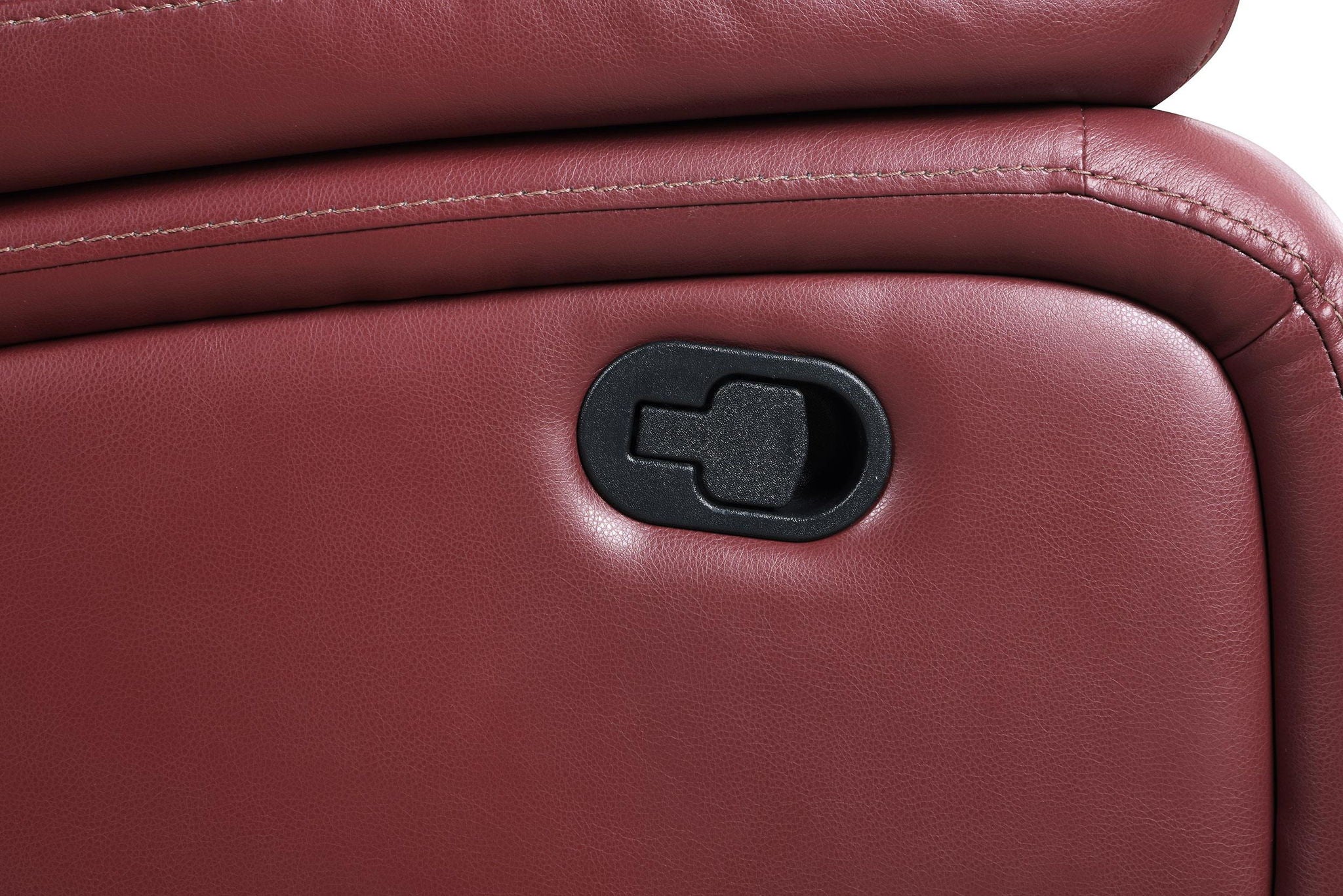 Camila Upholstered Motion Reclining Loveseat Red - Atlantic Fine Furniture Melbourne FL