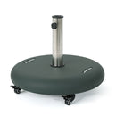 Wheelie - Round Umbrella Base With Stainless Steel Holder