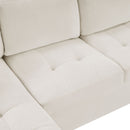 U Shaped Sectional Sofa, Corner Living Room Couch With Built In Cup Holders, Storage, USB Ports