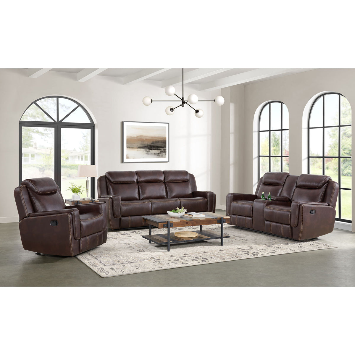 Panther Glider Motion Recliner in Neono Brown by Elements International, view 8