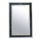 Nysa - 47" X 32" Accent Mirror - Mirrored & Faux Crystals