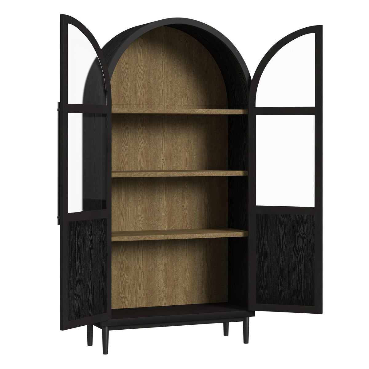 Taurus Bookcase in Black by Elements International, view 5