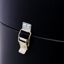 Heavy Duty Round Bbq Grill 17" Steel Charcoal Smoker For Outdoor Cooking - Black