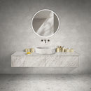 Elegant Natural Marble Bathroom Accessories Set