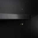 Freestanding Tall Bathroom Cabinet With Adjustable Shelves, Drawers, Soft Close Glass Doors