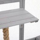 Outdoor Cat House, Diy Cat Enclosure Catio With Double Enter Doors