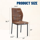 Luxury Simple Chair With Metal Leg