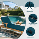 2 Piece Outdoor Chaise Lounge Cushion Set, Replacement Cushions For Patio Furniture