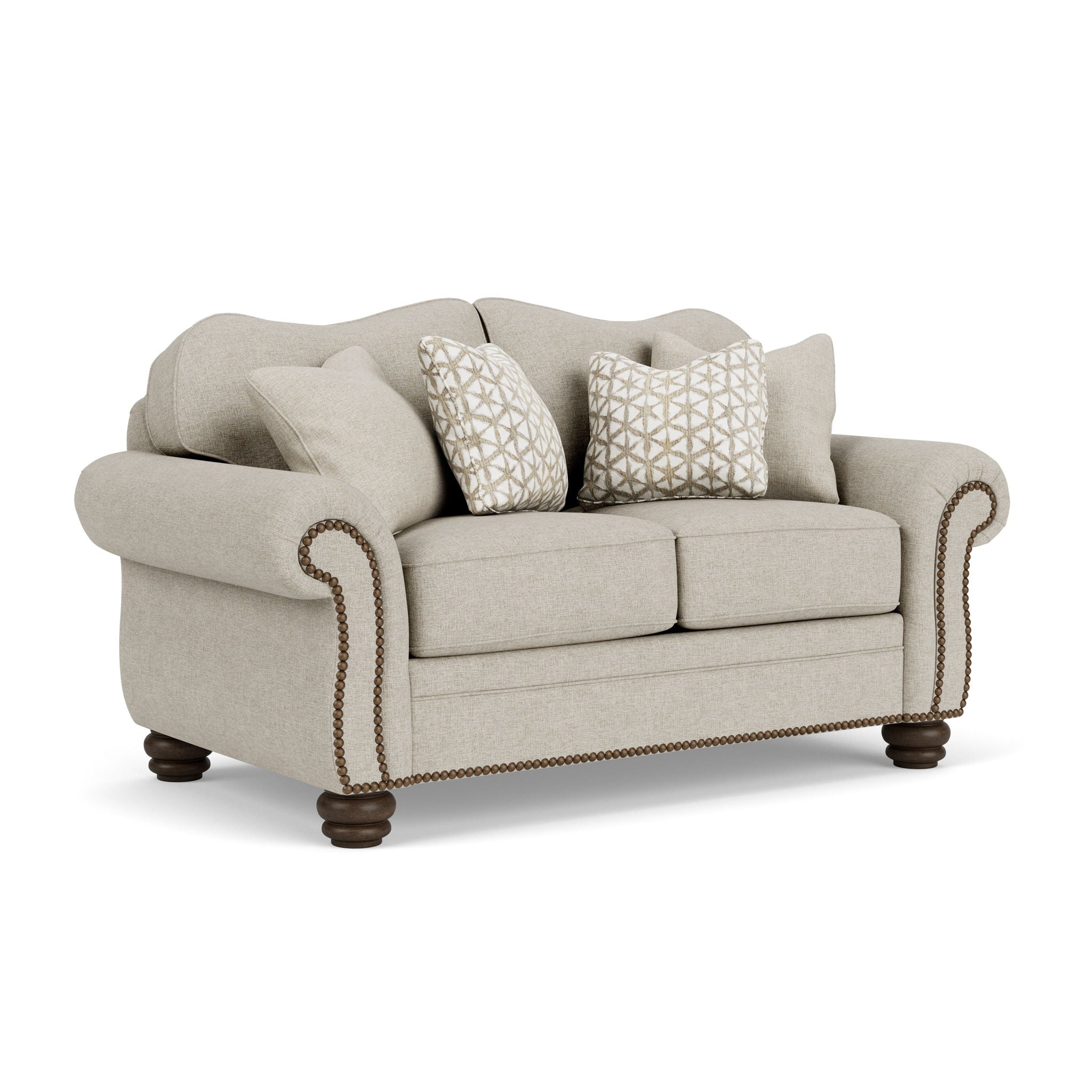 Bexley - Loveseat, Nailhead Trim